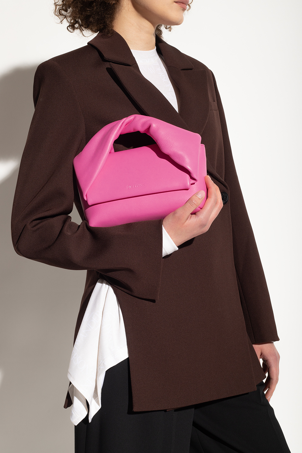 トートバッグ J W ANDERSON Midi Twist Shoulder Bag Pink HB0442LA0088300 HB Midi Twister' shoulder bag JW Anderson - s pre-owned single